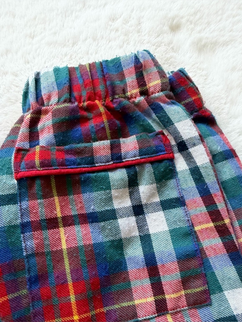 Janie & Jack | EUC - Tartan Holiday Flannel PJ Set | Size 4 - Picture 8 of 9